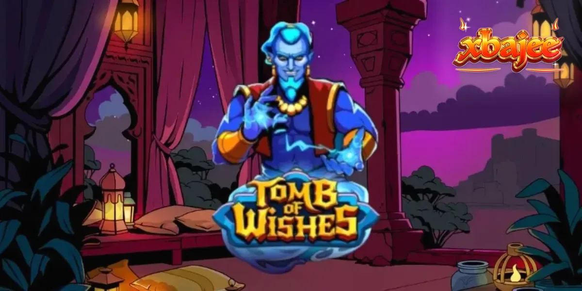 Tomb of Wishes slot machine interface featuring Arabian treasure chamber visuals