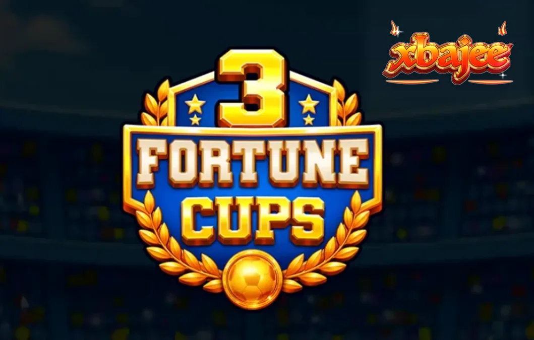 3 Fortune Cups স্লট গেমের ফুটবল স্টেডিয়াম থিম এবং গোল্ডেন ট্রফি